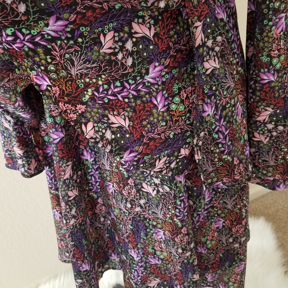Philosophy Keyhole Floral Ruffle Dress Size XS - Picture 6 of 12